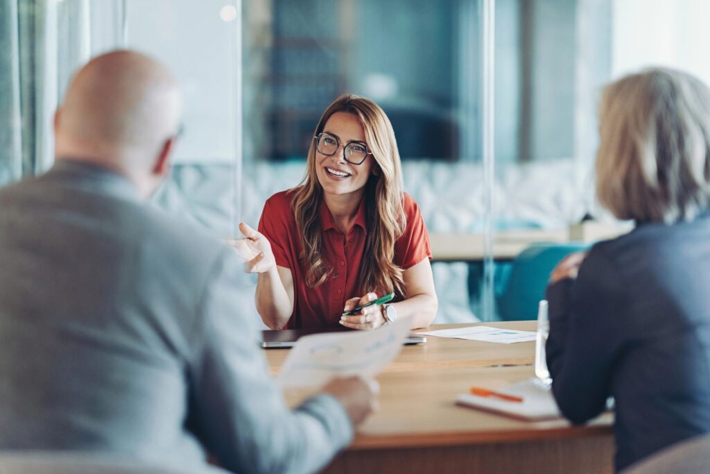 business meeting finance